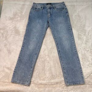 Guess Jeans Mens 32X32 Lincoln Slim Straight Leg Low Rise Light Wash Blue Denim